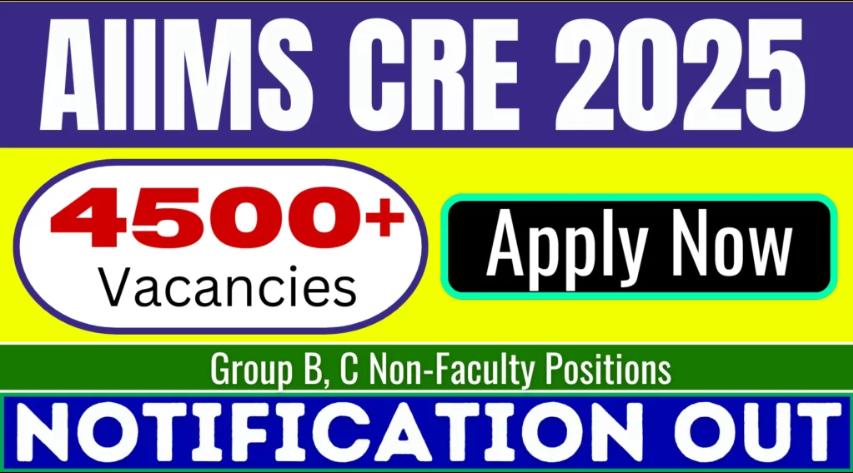 AIIMS CRE Recruitment