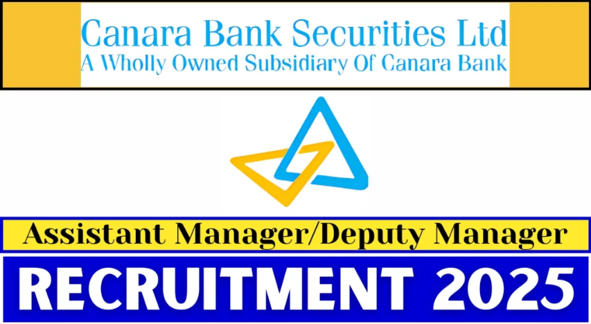 Canara Bank Securities Ltd Recruitment 2025