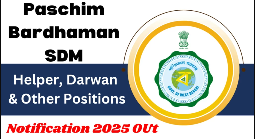 District Paschim Bardhaman Recruitment