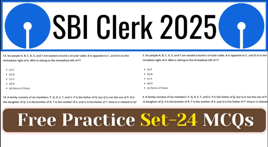 SBI Clerk 2025 Practice MCQ Series-24, Answer All Questions Now