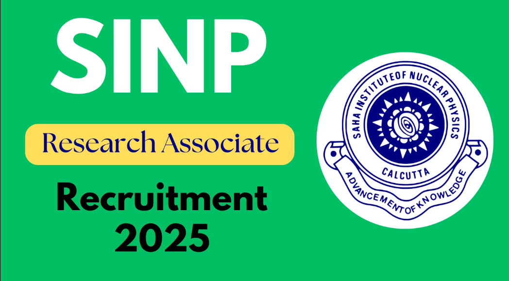 SINP Research Associate Recruitment