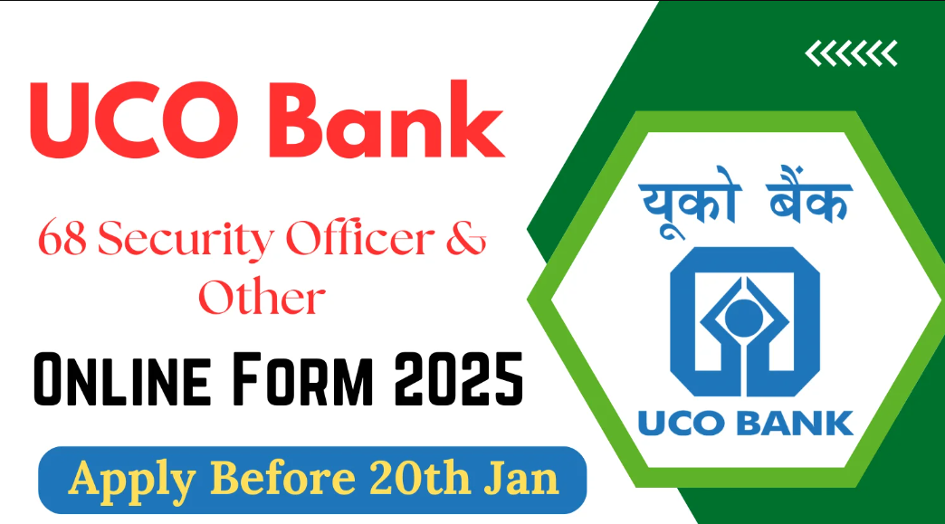 he UCO Bank Security Officer Recruitment