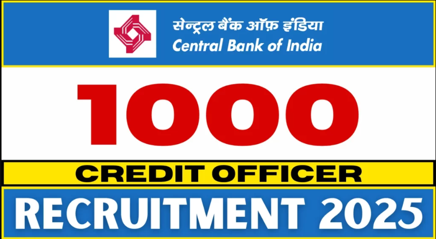 Central Bank of India Credit Officer Recruitment