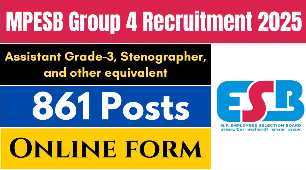 MPESB Group 4 Recruitment