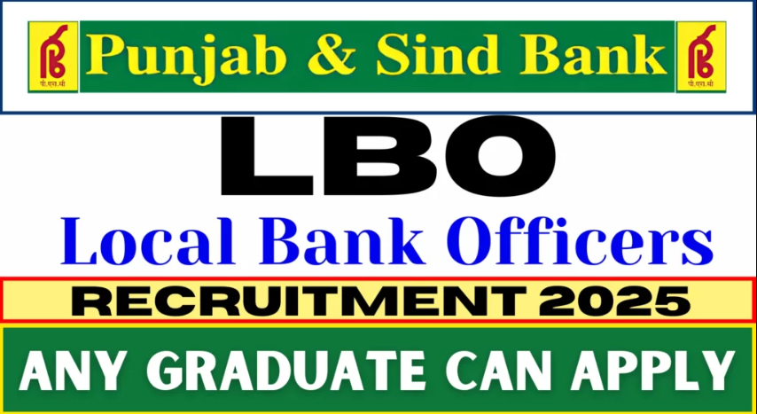 Punjab and Sind Bank LBO Recruitment