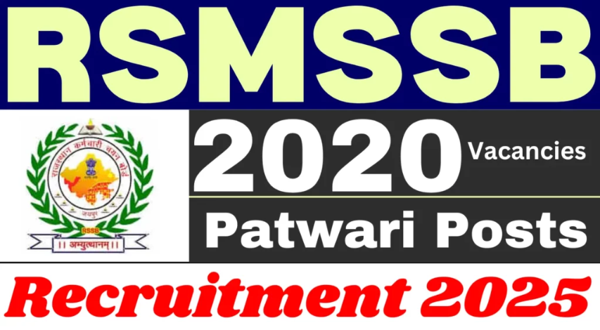 RSMSSB Patwari Recruitment