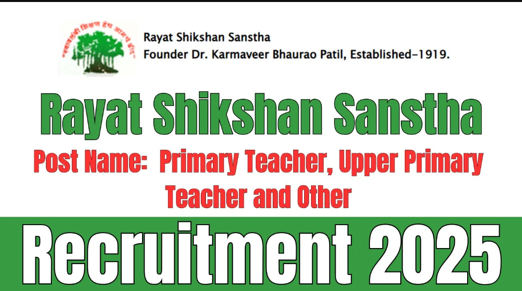 Rayat Shikshan Sanstha Recruitment