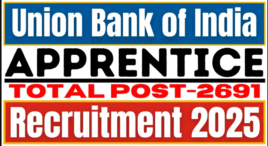 Union Bank of India Apprentice Recruitment